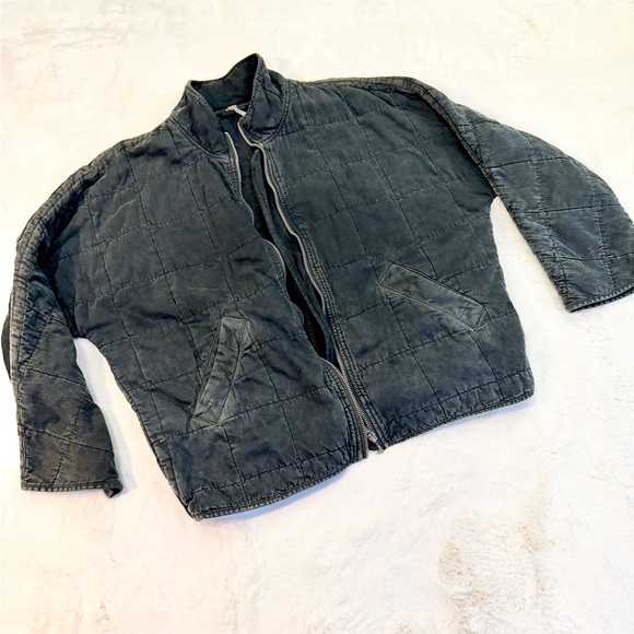 Free People Dolman Quilted Jean Jacket - Picture 11 of 14